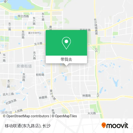移动联通(东九路店)地图