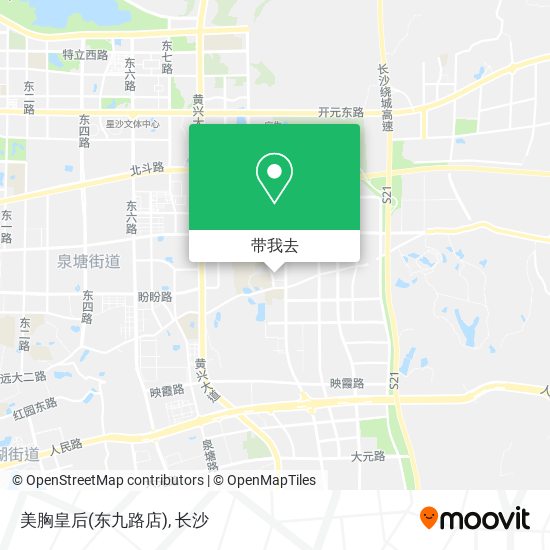 美胸皇后(东九路店)地图