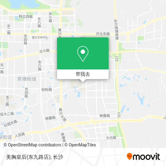 美胸皇后(东九路店)地图