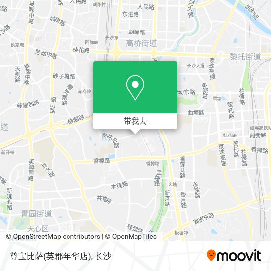 尊宝比萨(英郡年华店)地图