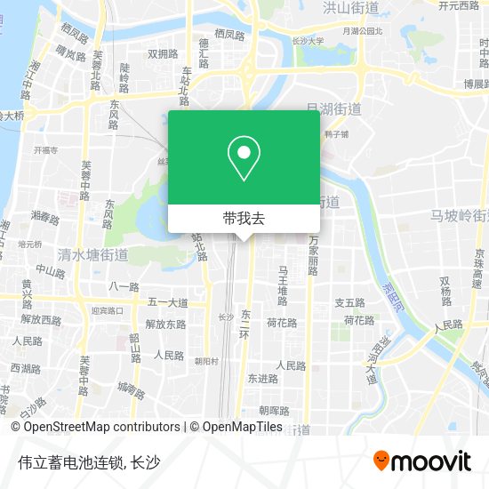 伟立蓄电池连锁地图