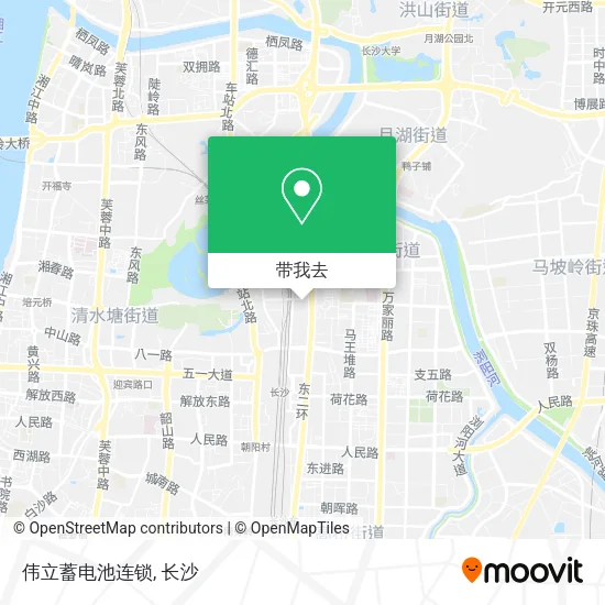 伟立蓄电池连锁地图