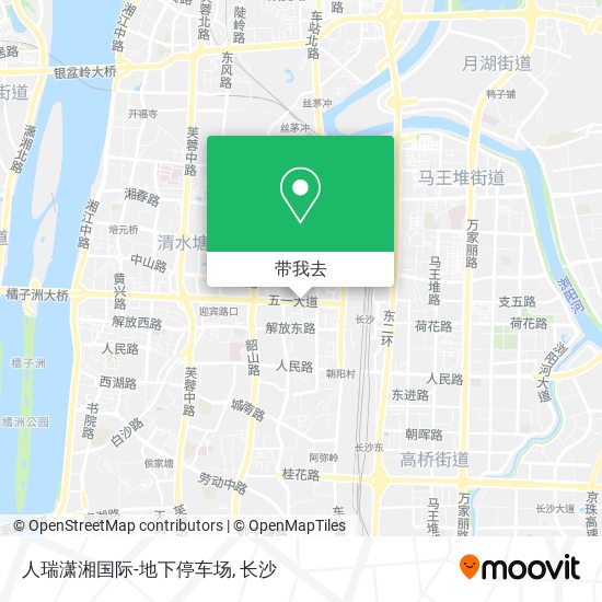 人瑞潇湘国际-地下停车场地图