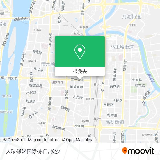 人瑞·潇湘国际-东门地图