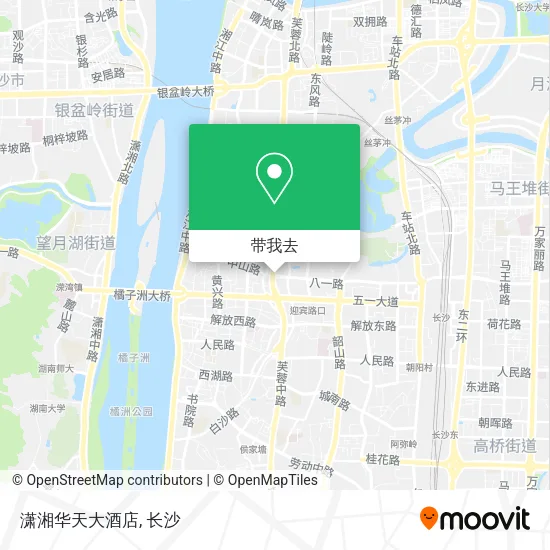 潇湘华天大酒店地图