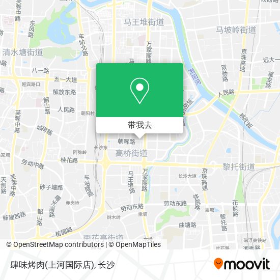 肆味烤肉(上河国际店)地图