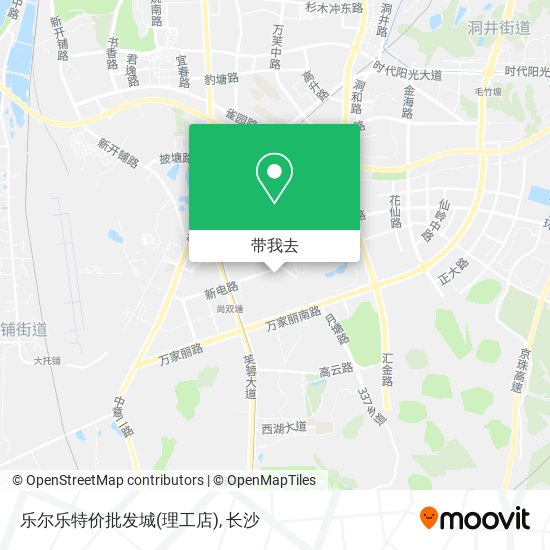 乐尔乐特价批发城(理工店)地图