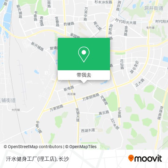 汗水健身工厂(理工店)地图