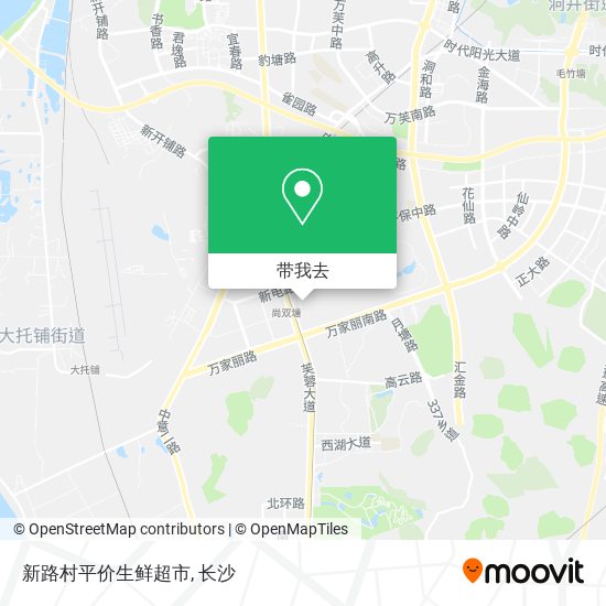 新路村平价生鲜超市地图