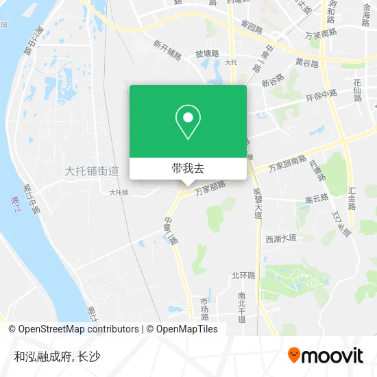 和泓融成府地图