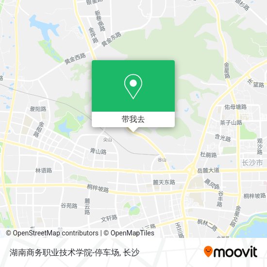 湖南商务职业技术学院-停车场地图