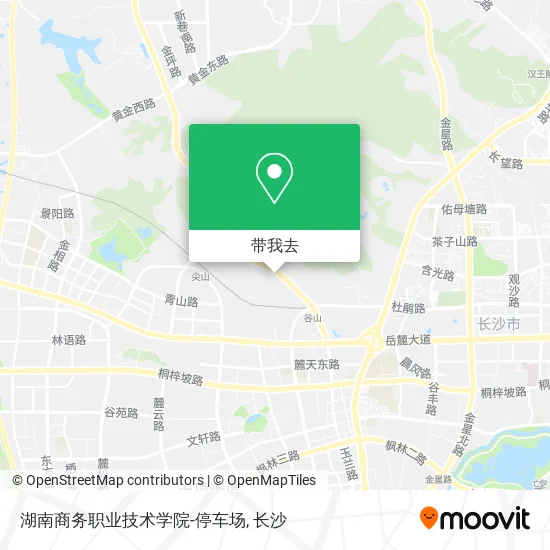 湖南商务职业技术学院-停车场地图