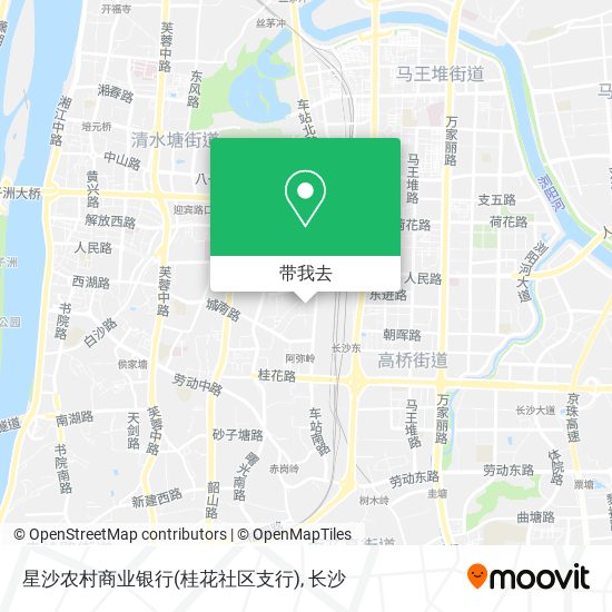 星沙农村商业银行(桂花社区支行)地图