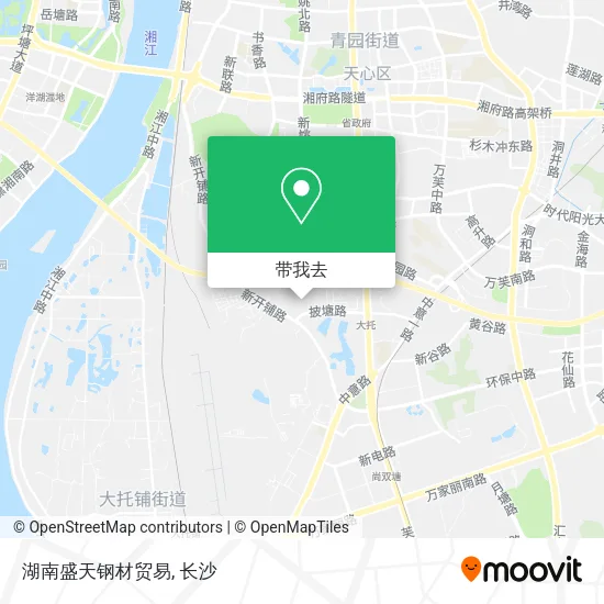 湖南盛天钢材贸易地图