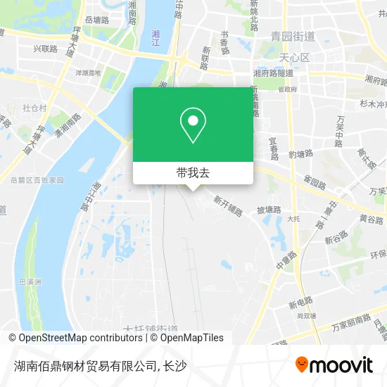 湖南佰鼎钢材贸易有限公司地图