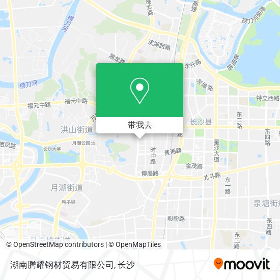 湖南腾耀钢材贸易有限公司地图