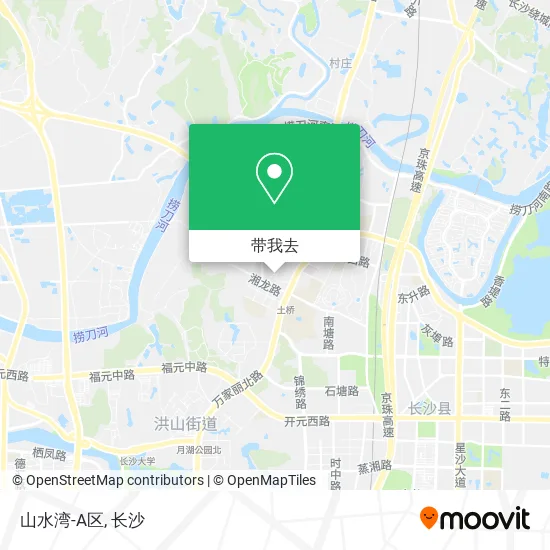 山水湾-A区地图