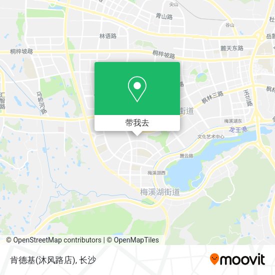 肯德基(沐风路店)地图