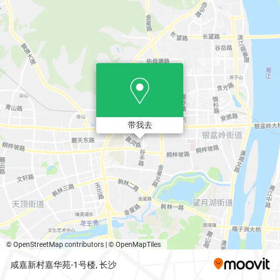 咸嘉新村嘉华苑-1号楼地图