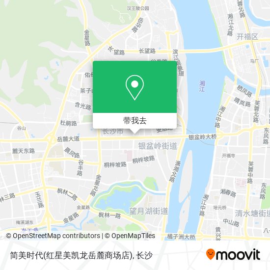 简美时代(红星美凯龙岳麓商场店)地图