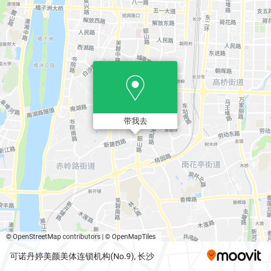 可诺丹婷美颜美体连锁机构(No.9)地图