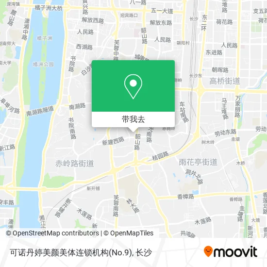 可诺丹婷美颜美体连锁机构(No.9)地图