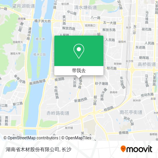 湖南省木材股份有限公司地图