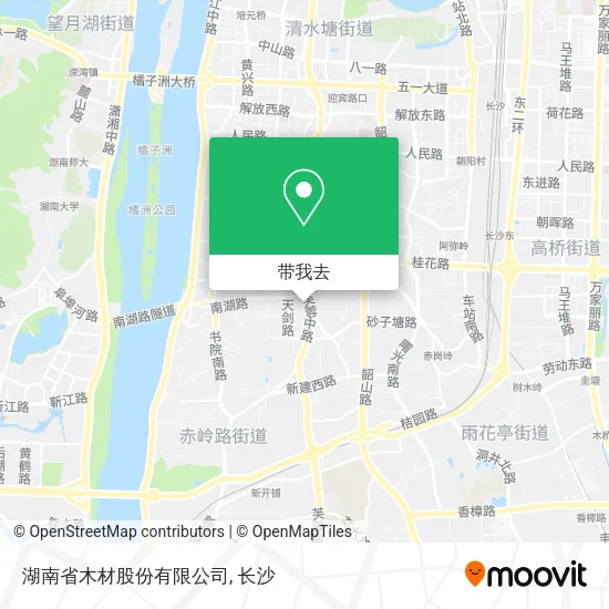 湖南省木材股份有限公司地图