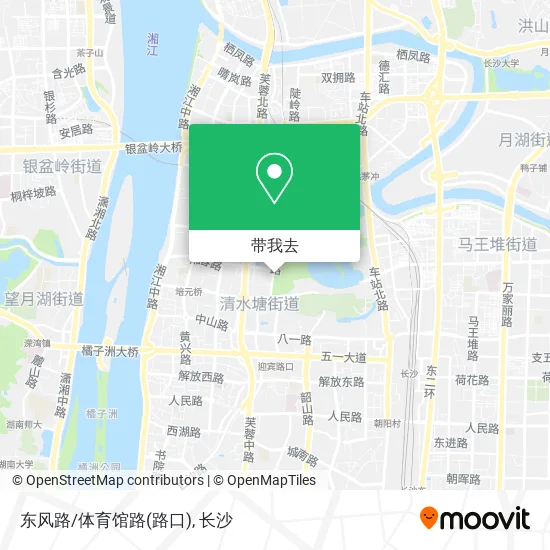 东风路/体育馆路(路口)地图