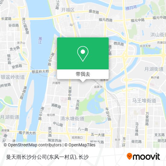 曼天雨长沙分公司(东风一村店)地图