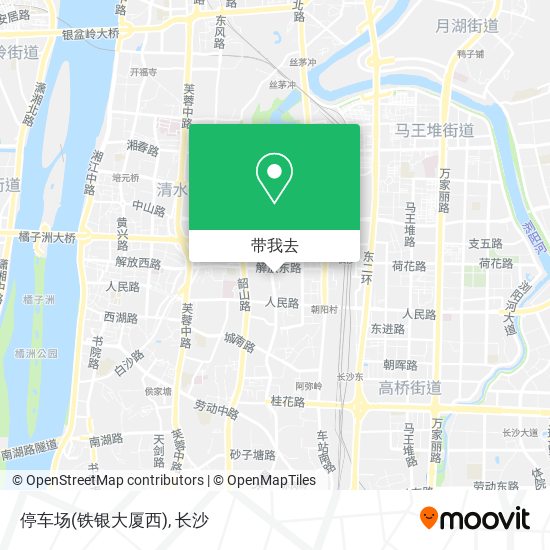 停车场(铁银大厦西)地图