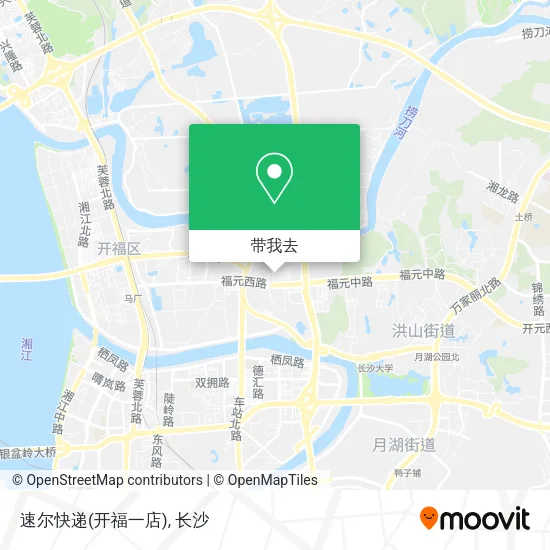 速尔快递(开福一店)地图