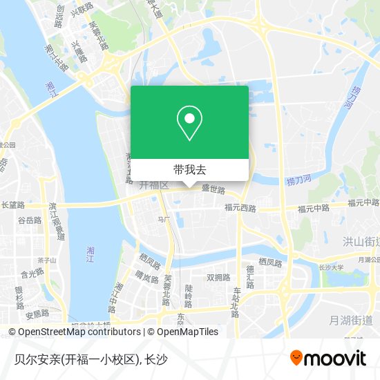贝尔安亲(开福一小校区)地图