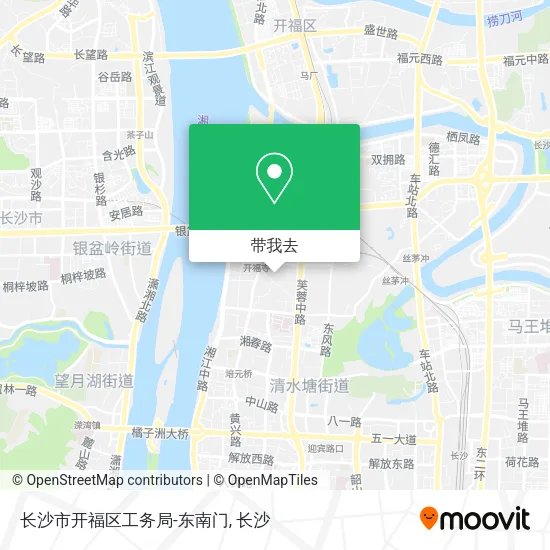 长沙市开福区工务局-东南门地图