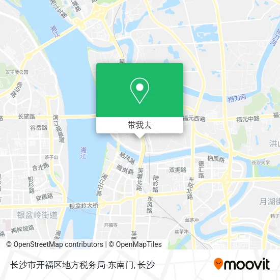 长沙市开福区地方税务局-东南门地图