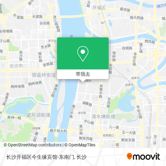 长沙开福区今生缘宾馆-东南门地图