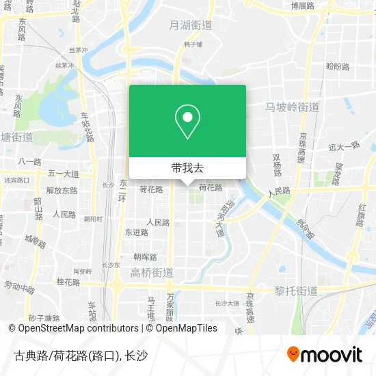 古典路/荷花路(路口)地图
