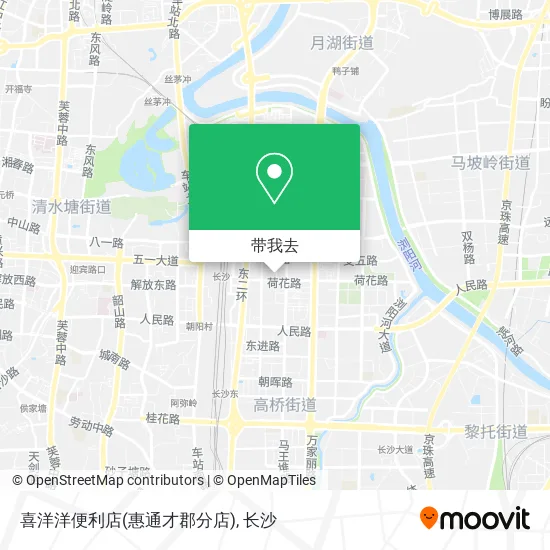 喜洋洋便利店(惠通才郡分店)地图