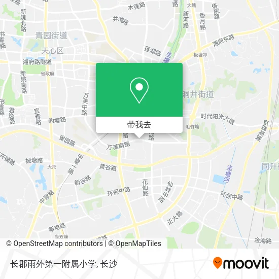 长郡雨外第一附属小学地图