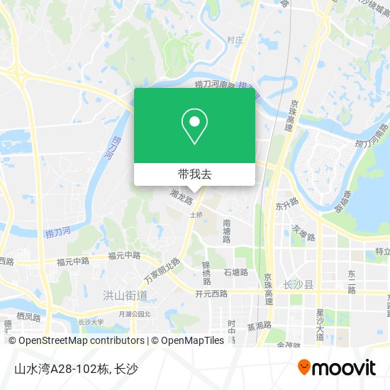山水湾A28-102栋地图