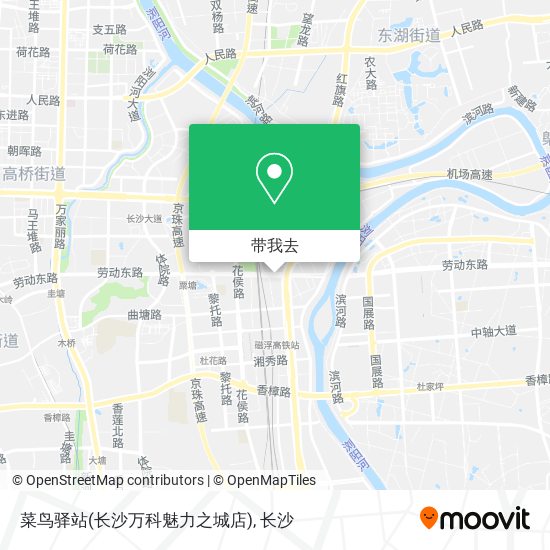 菜鸟驿站(长沙万科魅力之城店)地图