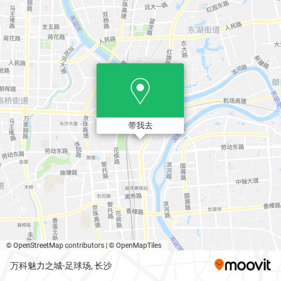 万科魅力之城-足球场地图