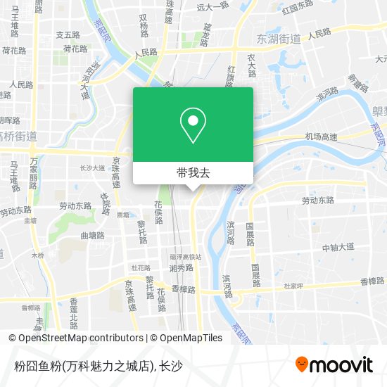 粉囧鱼粉(万科魅力之城店)地图