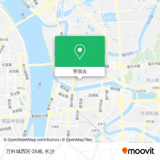 万科城西区-26栋地图