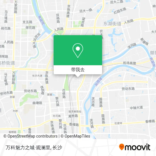 万科魅力之城·观澜里地图