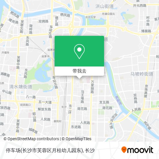 停车场(长沙市芙蓉区月桂幼儿园东)地图
