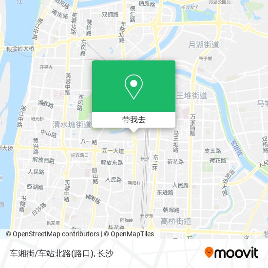 车湘街/车站北路(路口)地图