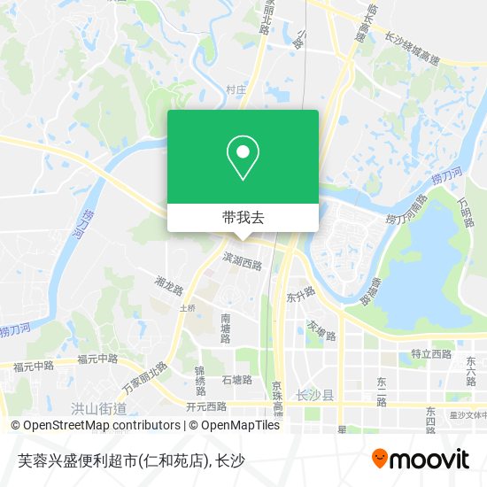 芙蓉兴盛便利超市(仁和苑店)地图