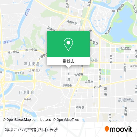 凉塘西路/时中路(路口)地图