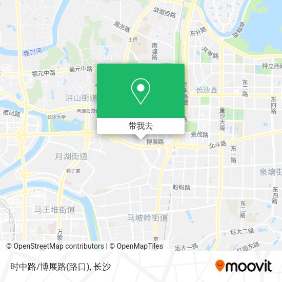 时中路/博展路(路口)地图